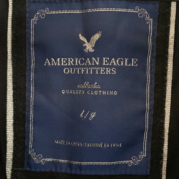 American Eagle size L wool blend pea coat - Picture 8 of 9